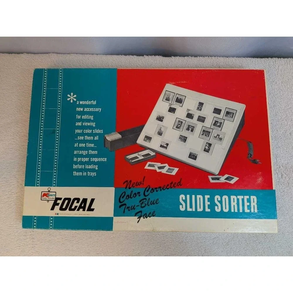 Focal SLIDE SORTER Color Corrected Tru-Blue Face Kmart Vintage Accessory